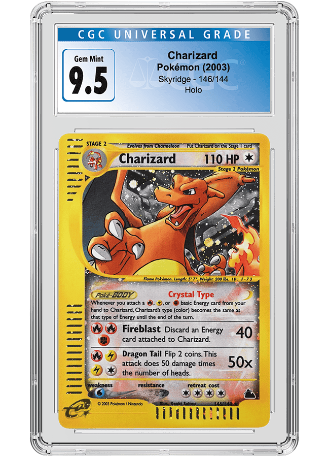 Charizard Skyridge â€“ Holo CGC Gem Mint 9.5